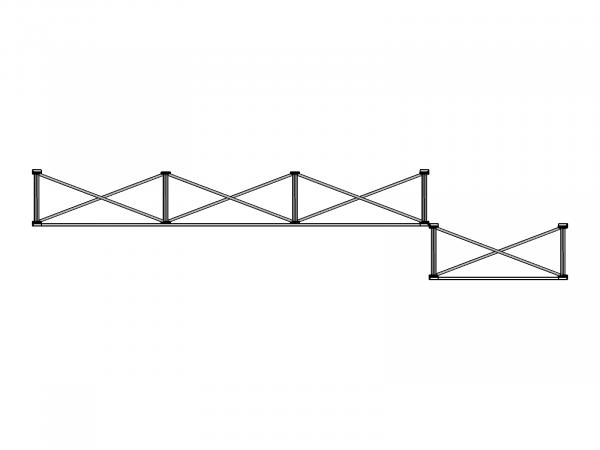 NEXT! 10 ft. Small Wall Display -- Plan View