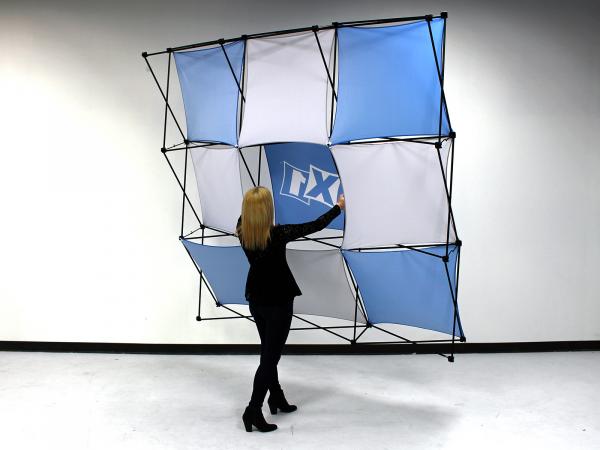 X1 10 ft. -- 4x3 H Fabric Pop-Up Display Assembly