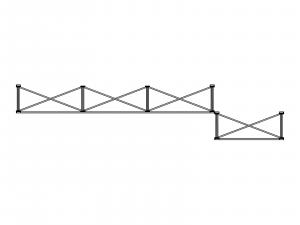 NEXT! 10 ft. Small Wall Display -- Plan View