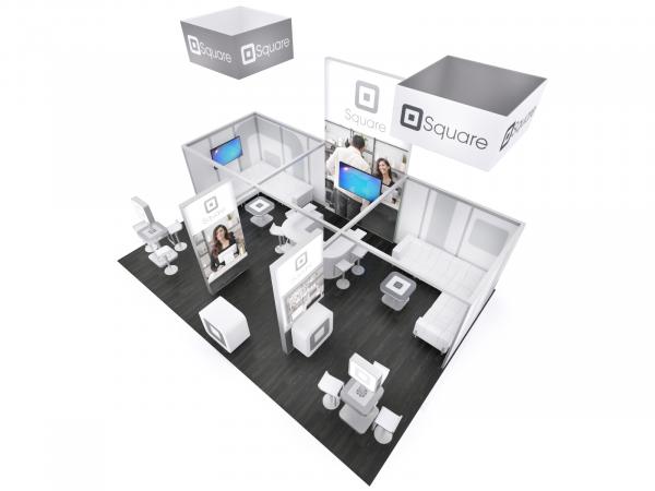 RENTAL | RE-9130 Trade Show Island Exhibit -- Image 3