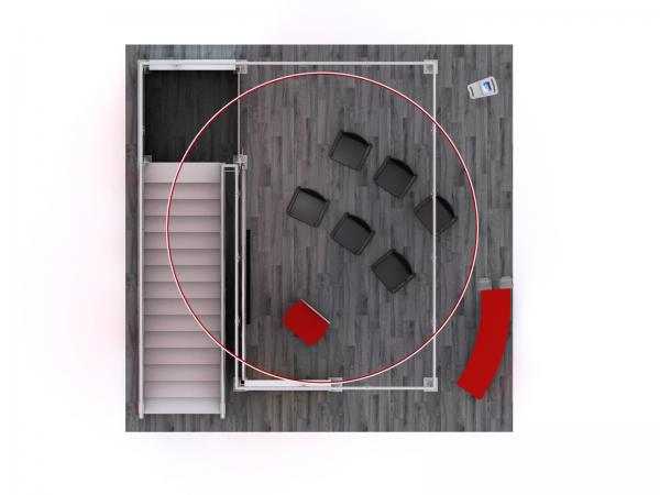 VK-5156 Trade Show Double-Deck Exhibit -- Plan Lower