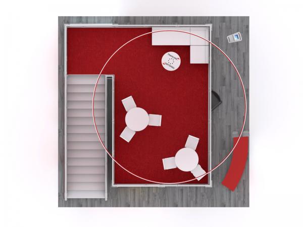 VK-5156 Trade Show Double-Deck Exhibit -- Plan Upper