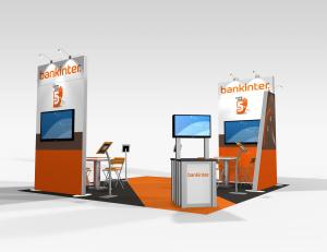 RE-9074 Bankinter Trade Show Rental Exhibit -- Image 2