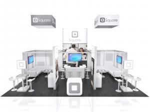 RENTAL | RE-9130 Trade Show Island Exhibit -- Image 1