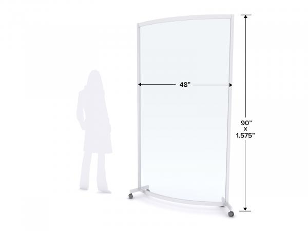 MOD-8017 Safety Divider Dimensions