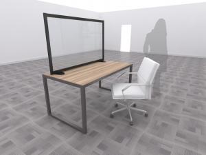 Temporary Desktop Safety Divider (Black) -- Image 1