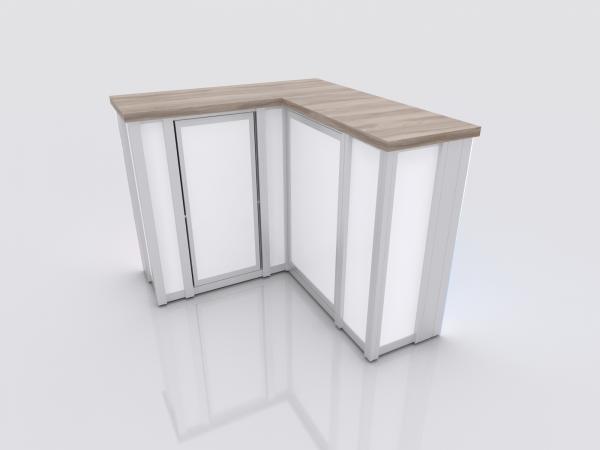 Rear View -- Locking Door and Shelf