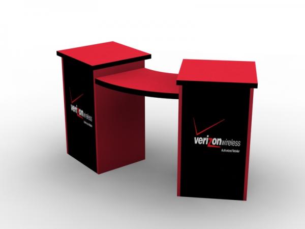 LT-111 Trade Show Modular Laminate Pedestal -- View 2