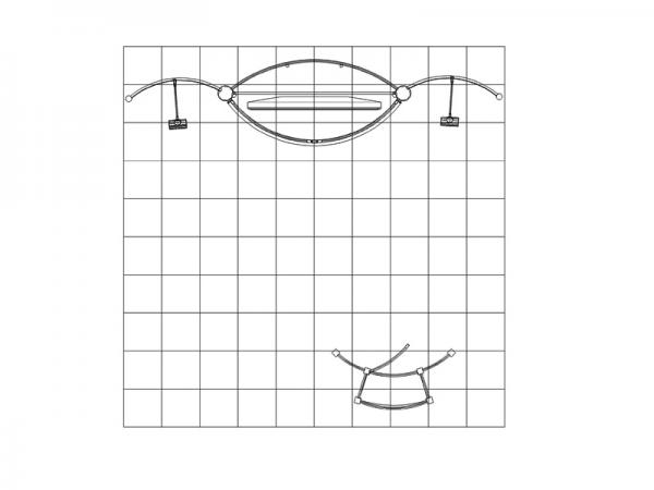 ECO-1065 Sustainable Tradeshow Display -- Plan View