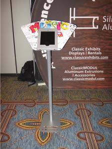Graphic Solutions for iPad Kiosks Including Clamshell Halos, Face Plates, and Vinyl Application -- Image 3