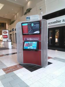 Three-sided Wayfinder Kiosk Built for an Upscale Mall -- Image 1