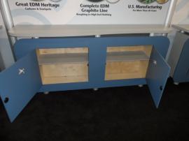 VK-2065 Modular Laminate Hybrid with (3) Backwall Counters and (2) Reception Counters with Locking Storage -- Image 2