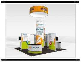 RENTAL: RE-9050 eSmart with Tension Fabric Graphics and Sintra Infill Graphics