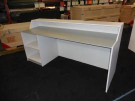(2) Custom Wood Counters with Shelving and Storage -- Image 1