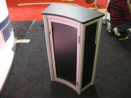 eSmart Modified ECO-1061 Backlit Display with Monitor Mount and ECO-20C Locking Storage Counter -- Image 3