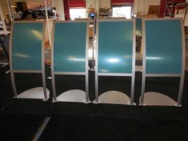 (4) Aluminum Extrusion Portable Poster Signboards -- Image 1