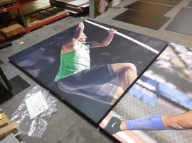 SEG Fabric Graphics with Black Powder-coated Aluminum Frame