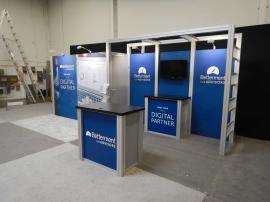 RENTAL: RE-1202 Rectangular Counters, Medium Monitor Mount, (4) LED Arm Lights