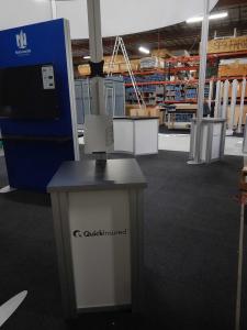 RENTAL: (4) RE-1219 Square Pedestals with Locking Doors and Interior Shelves