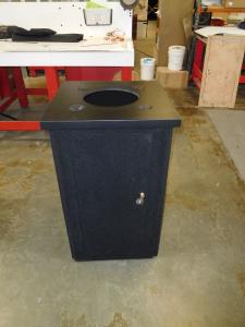 Intro Portable Pedestal with Counter Top Opening and Grommets
