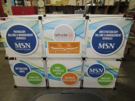 Quadro FG-03 8 ft. Pop Up Table Top Display with Graphic Case Wrap