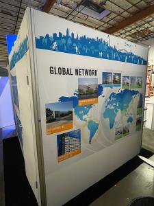 Rental Island Exhibit -- Storage Closet with Sintra Graphics