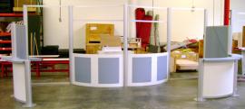 10' X 20' Visionary Designs Hybrid Exhibit with Back Wall Counter