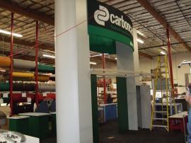 Visionary Designs Island with Euro LT Laminate Panels and Tension Fabric -- Image 1