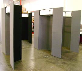 (4) 10' x 10' Intro Backwall Units with Backlit Headers