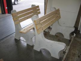 Building Benches for a Graphics Agency (retail props)