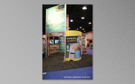 RENTAL Exhibit:  20' x 30' Rental Exhibit with Aluminum Extrusion, Slatwall, and Large Format Graphics -- Image 3
