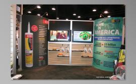 RENTAL Exhibit:  20' x 30' Rental Exhibit with Aluminum Extrusion, Slatwall, and Large Format Graphics -- Image 4