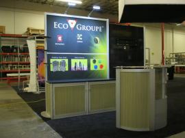 ECO-1016 Linz Display and ECO-4C Podium from Eco-systems Sustainable -- Image 1