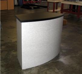 Curved Modular Counter with Storage