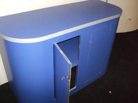 Custom Euro LT Modular Laminate System with (2) Modified LTK-1001 Tapered Counters, Casual Table, and Alcove Counter -- Image 3