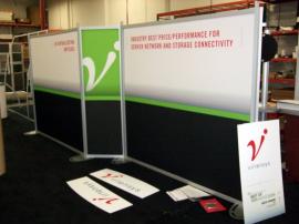 Custom Sacagawea 10' x 20' Portable Hybrid Exhibit with Tension Fabric Graphics -- Image 1