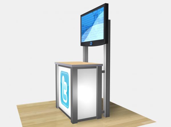 RE-1232 / Rectangular Counter Kiosk - Image 3