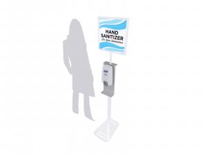 REO-907 Hand Sanitizer Stand w/ Graphic