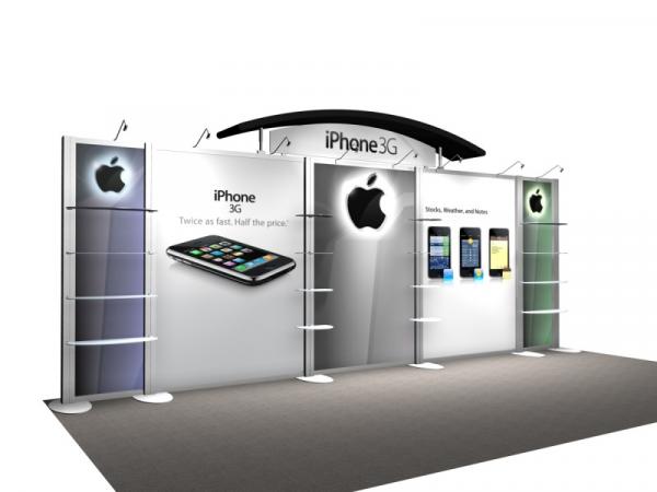 RE-2008 Rental Exhibit / 10 x 20 Inline Trade Show Display Image 2