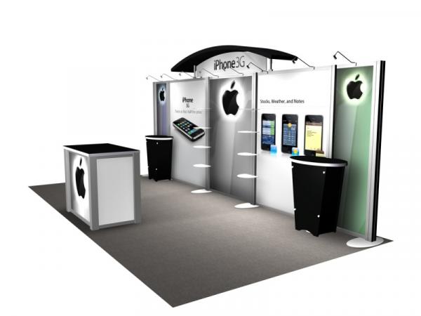 RE-2009 Rental Exhibit / 10 x 20 Inline Trade Show Display Image 2