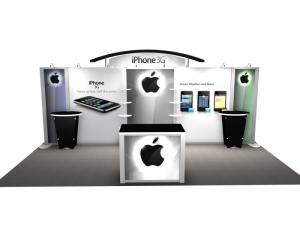  RE-2009 Rental Exhibit / 10 x 20 Inline Trade Show Display  Image 1