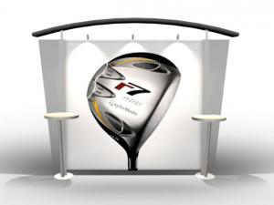 RE-1001 Rental Exhibit / 10 x 10 Inline Trade Show Display -- Image 1