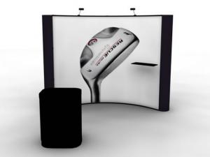 RE-1006 Rental Exhibit / 10 x 10 Inline Trade Show Display -- Image 1